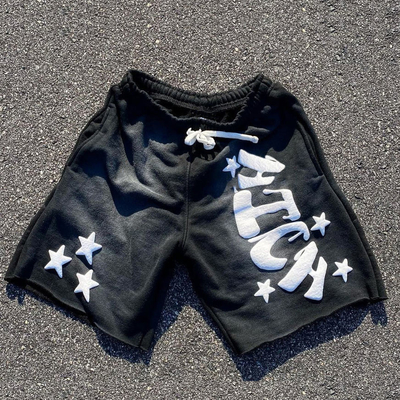 comprare Pantaloni da sole da uomo con gomma grezza e striscia di strass online manufacture