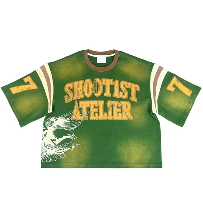 comprare Vintage Needle Detection T-shirt da calcio maschile Tops Logo Design Abbigliamento da calcio online manufacture