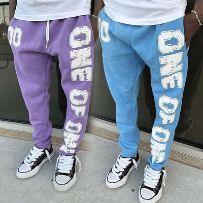 comprare Pantaloni da jogger unisex di cotone 100% lavato per ricami personalizzati online manufacture