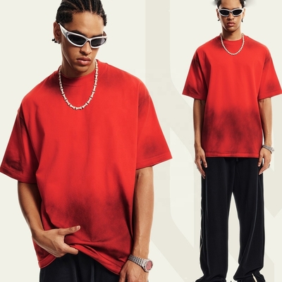 comprare T-shirt maschile bianco con collo finto 230 grammi Peso di tessuto Secca rapida di raffreddamento abbigliamento da strada online manufacture