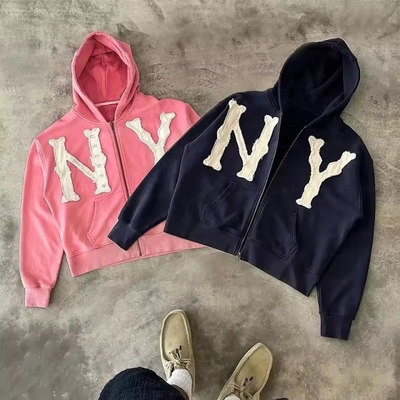 comprare Abbigliamento da strada unisex taglio in grandi dimensioni bordo di gomma grezza cappuccio a cappella con design personalizzato online manufacture
