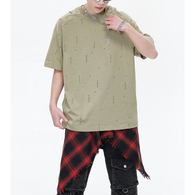 comprare Maglietta glitter maschile in cotone da 240 grammi con manica raglan online manufacture