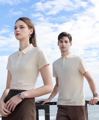 comprare Abbigliamento da lavoro a manica corta T-shirt per uomini e donne Logo personalizzato Polo ricamato online manufacture