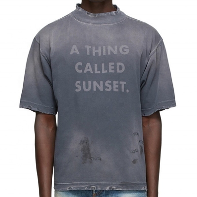 comprare T-shirt vintage con rilevamento degli aghi T-shirt maschile in difficoltà online manufacture
