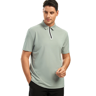 comprare Magliette da golf colorate personalizzate Quick Dry Fit Mens Uniforme semplice con logo stampato online manufacture