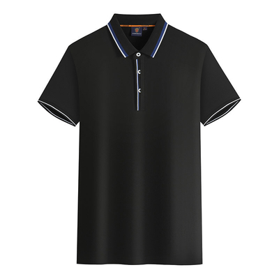 comprare T-shirt di cotone personalizzato Polo Amici Abbigliamento da lavoro Lapel T-shirt a colori solidi Logo ricamo online manufacture