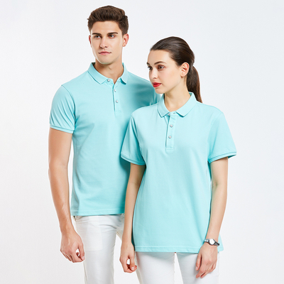 comprare Polo con manica corta da uomo in poliestere/cotone per la personalizzazione di abiti di gruppo online manufacture