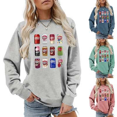 comprare Custom Y2k Graphic Design Printed Fun Crewneck Hoodie per donne S-6XL o taglia personalizzata online manufacture
