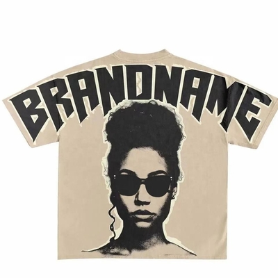 comprare T-shirt maschile di 100% cotone Dtg stampa logo Tee per la vita quotidiana casuale online manufacture