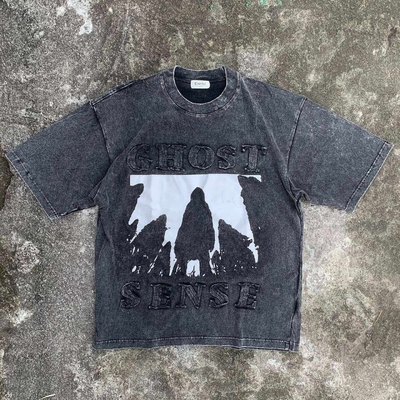 comprare T-shirt con ricamo a patch per uomini con stampa personalizzata e metodo di tessitura a maglia online manufacture