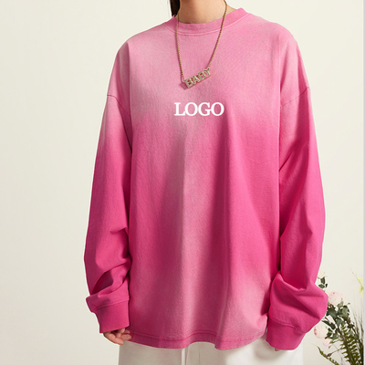 comprare T-shirt con maniche lunghe e nero di cotone online manufacture