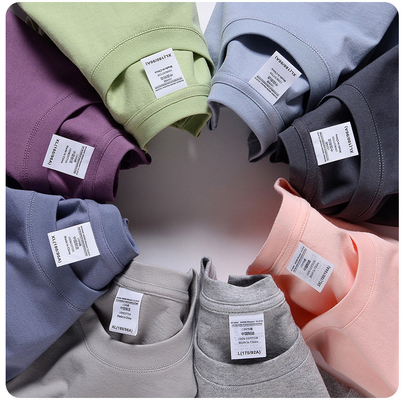 comprare 100 magliette in bianco di cotone MACTING Tessuto 250 grammi 100% Peso pesante online manufacture