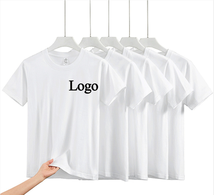 comprare Stampa spessa 220 Gsm in bianco Custom T-shirt bianche bianche in bianco in bianco Casual Occasione online manufacture
