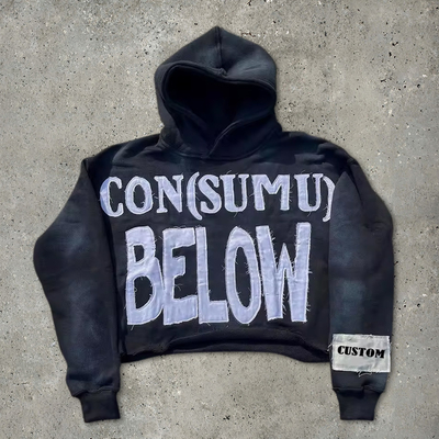 comprare 100 cappucci di cotone per uomini ricamo a gomma grezza a taglio di Terry, ricamo a gomma grezza, lavaggio acido al sole online manufacture