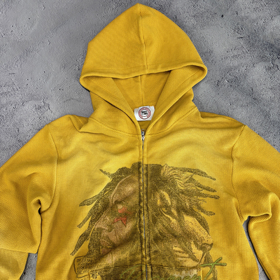 comprare Uomo Waffle Custom Maglia Zip Hoodie Pesante Oversized Distressed Vintage Acid Wash online manufacture