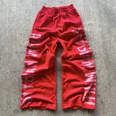 comprare Pantaloni da sudore da uomo Jogger Custom Side Printed Logo Peso pesante Borsa di cotone online manufacture