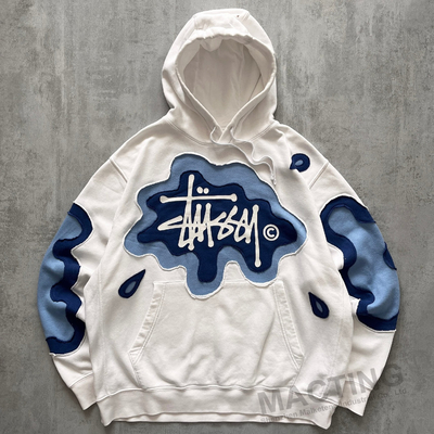 comprare Magliette unisex su misura Pullover 100% cotone Baggy oversized Boxy tagliato Patch Patch Hoodie online manufacture