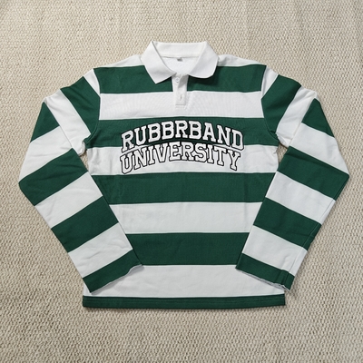 comprare T-shirt da uomo personalizzata con bottoni, colletto, cotone pesante, stampa, toppa, ricamo, maniche lunghe, camicia da rugby, polo per uomo online manufacture