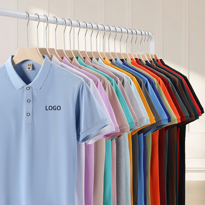 Magliette polo unisex in poliestere 100% cotone con ricami personalizzati e design elegante