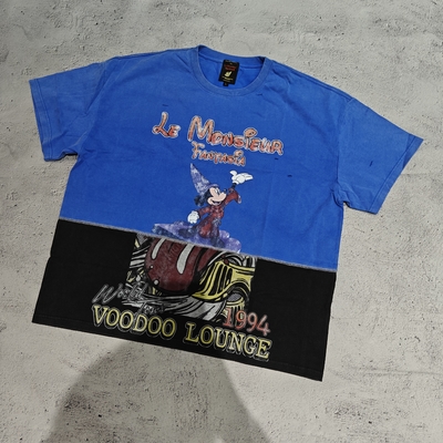 Abbigliamento per la strada Dtg Stampa T-Shirt Oversized Peso pesante 100% cotone francese Terry Drop Spalla T-Shirt grafica